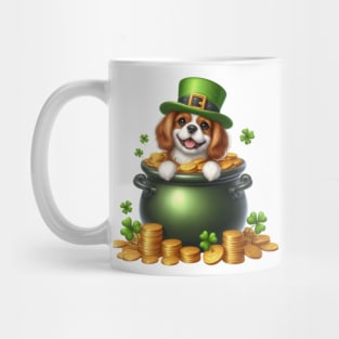 St Patricks Day Cavalier King Charles Spaniel Dog Mug